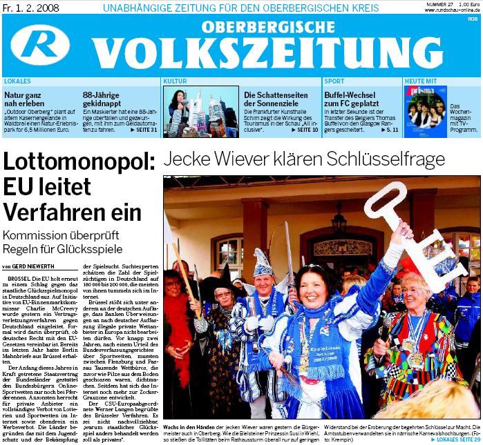 Weiberfastnacht 2008